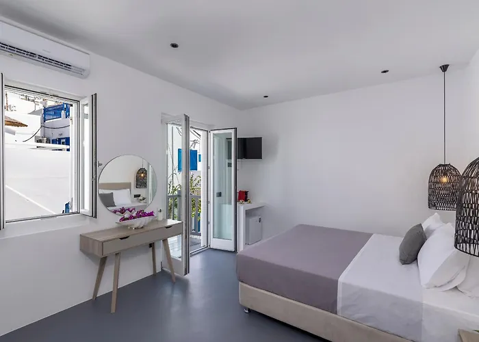 Alexandros Suites, Mykonos Town, With Shared Rooftop Terrace Apartamento