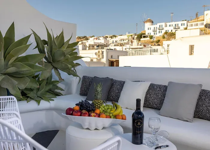 Alexandros Suites, Mykonos Town, With Shared Rooftop Terrace Apartment