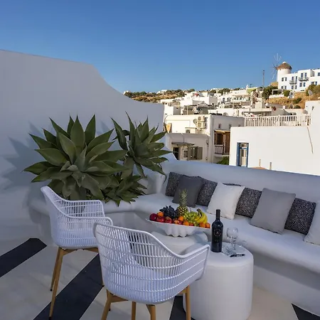 شقة Alexandros Suites, Mykonos Town, With Shared Rooftop Terrace *